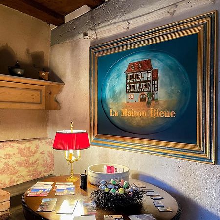La Maison Bleue - Historic House In The Heart Of Рикевир Экстерьер фото