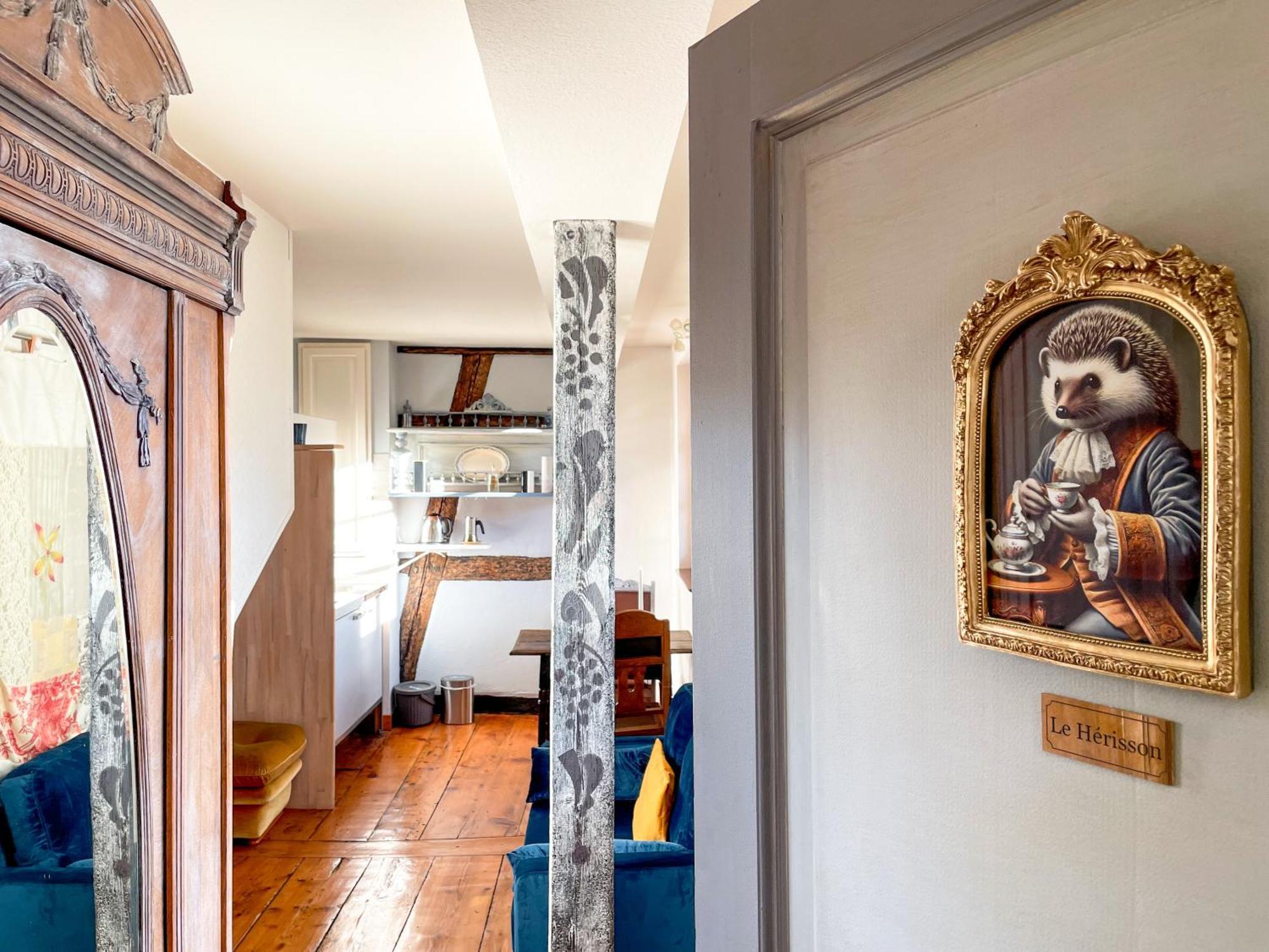 La Maison Bleue - Historic House In The Heart Of Рикевир Экстерьер фото